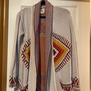 Billabong medium Aztec print cardigan